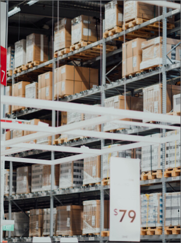 Waren werden in Halle zwischengelagert