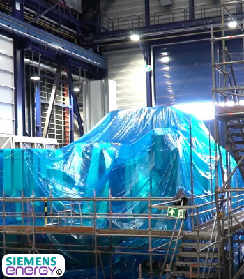 Anlage wird am DEUFOL-Standort mit Folie abgedeckt