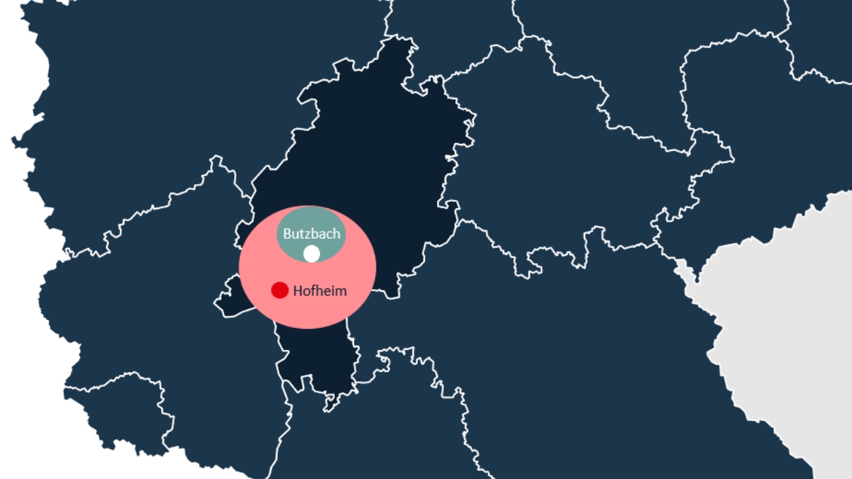 DEUFOL-Standorte auf Karte